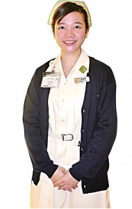 黃妍璁認為護士工作予她很大滿足感， 修畢課程後希望投身護理行業。