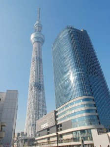 不少知名的日本大學均座落東京。圖為東京的地標晴空塔。