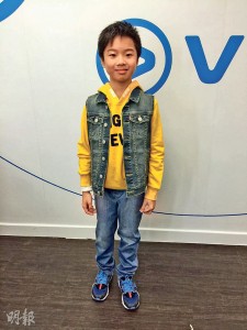因參加口才訓練班而獲Viu TV發掘的Alvin，現時是《一大一路》節目的五名小主持之一。