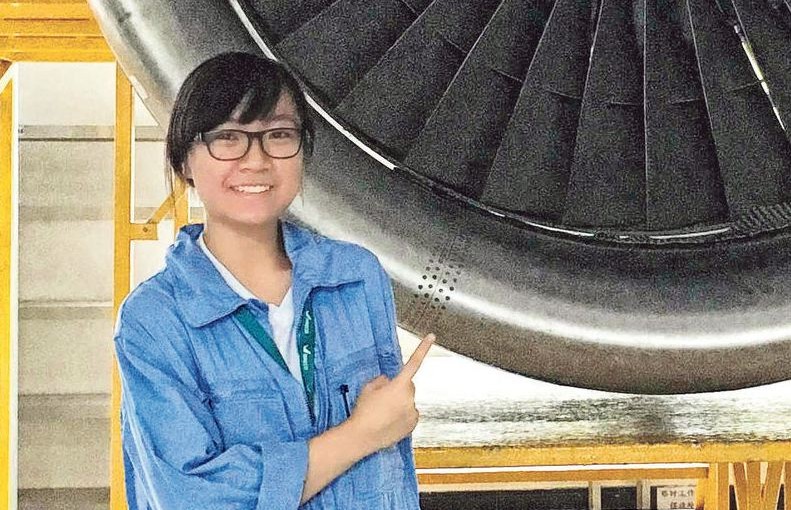 為興趣捨學位 女生讀飛機維修衝出香港